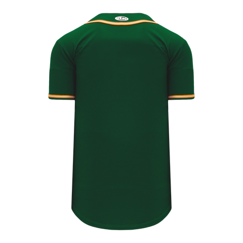 Athletic Knit Full Button Baseball Jersey with Braided Trim (BA5500)